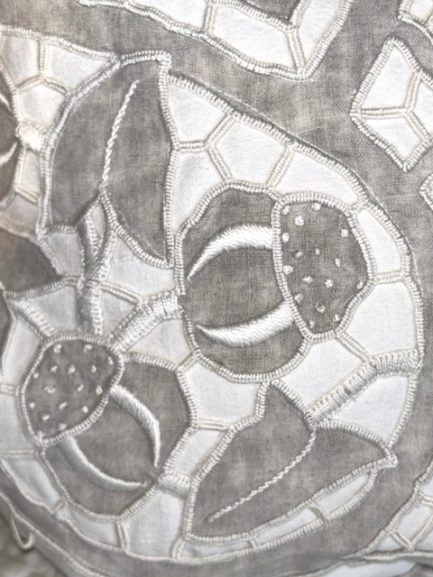 Grand sac à linge lin blanc et grège – Image 4