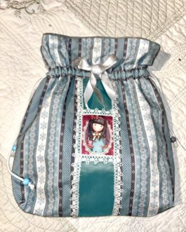 Sac Petite fille en coton vert