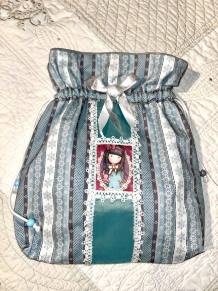 Sac Petite fille en coton vert