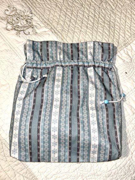 Sac Petite fille en coton vert – Image 2