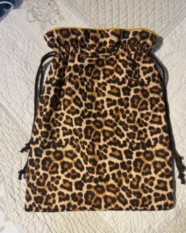 Sac à lingerie léopard