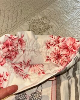 Petit sac à lingerie, gris et rose