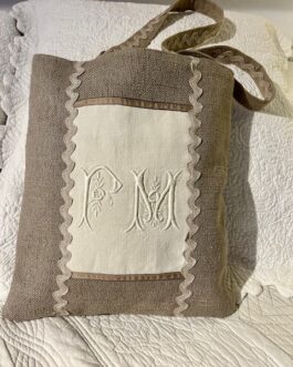 Tote bag monogramme